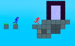 Image Stickman Blockworld Parkour 2